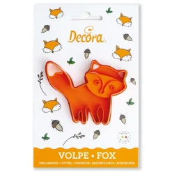 Decora Koekjes Uitstekerset Vos 7,5x10x2(h)cm* Figuur Stekers