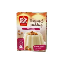 Dr. Oetker Koopmans Griesmeelpudding Amandel 85g*** Dessertmixen|Roompoeders