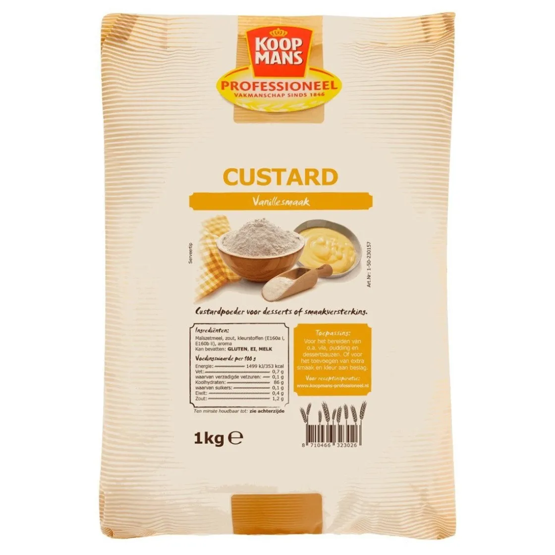 Koopmans Professional Koopmans Prof. Custard 1kg* Dessertmixen|Roompoeders