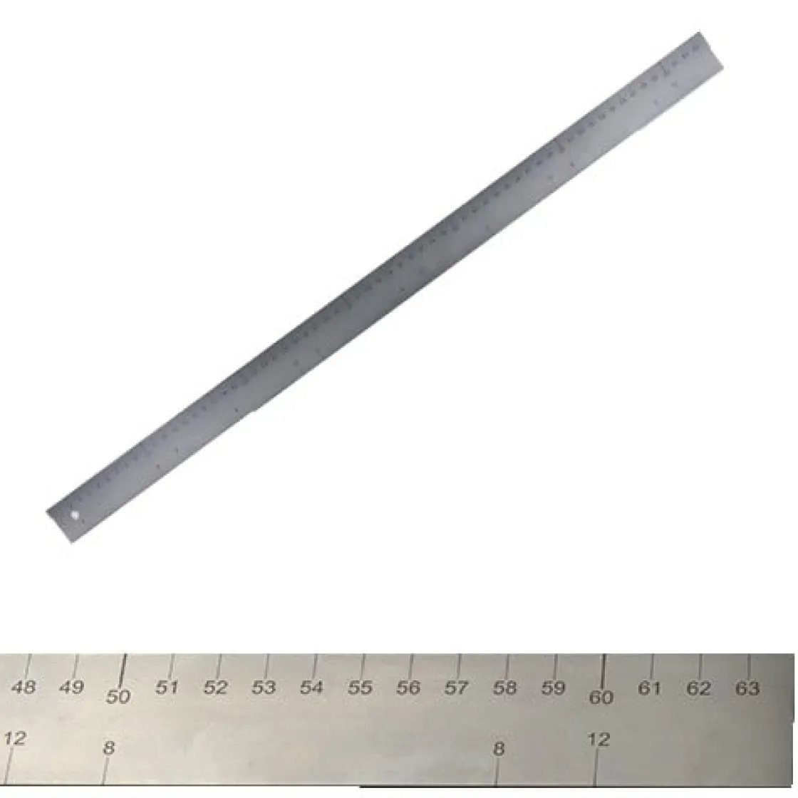 Overig Liniaal RVS 64cm* Taartverdelers En Snijders