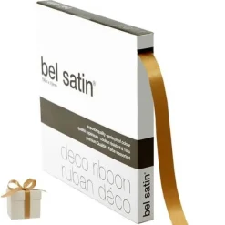 Overig Lint Satijn Goud 15mmx100m* Chocolade Verpakkingen|Bonbon Doosjes