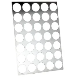 Logo-galettes sjabloon RVS Rond* Logo Galettes|Galettes Vormen