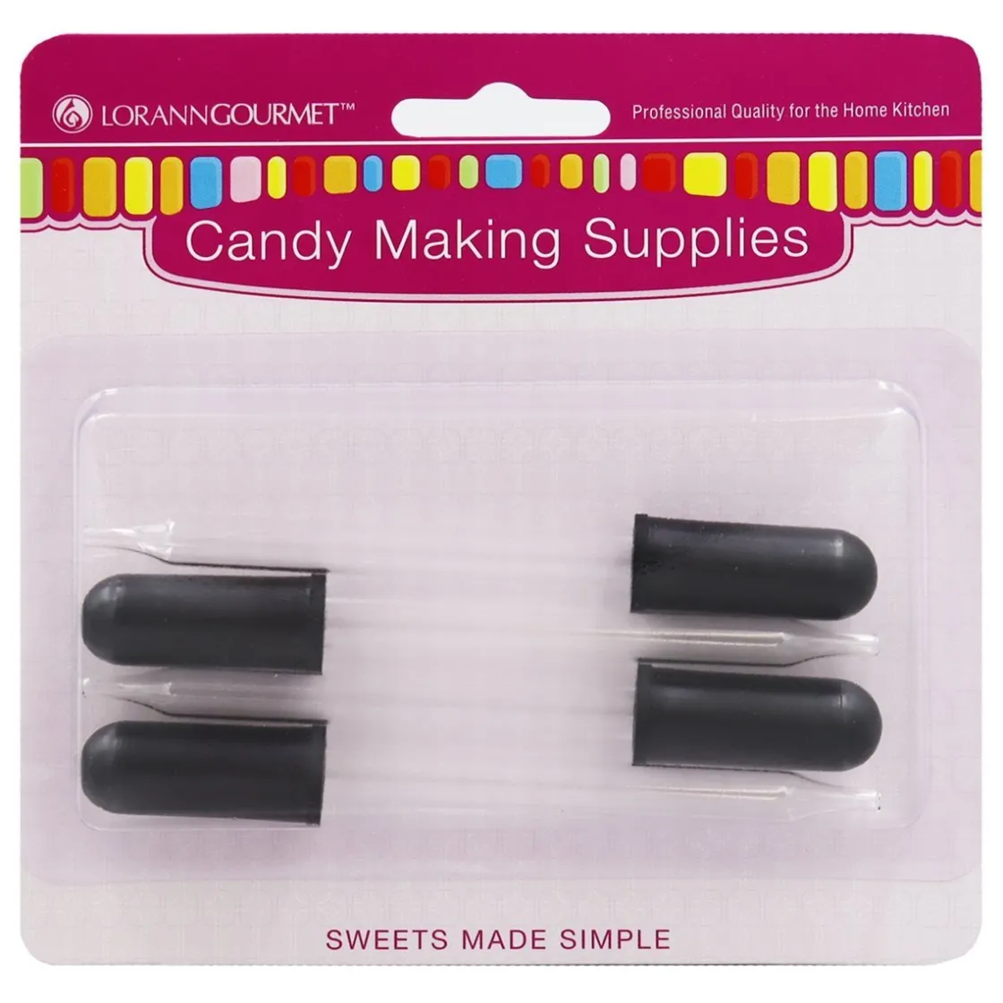 LorAnn Druppelaars Plain (Pipet) 4st. 10cm* Boetseer Gereedschappen