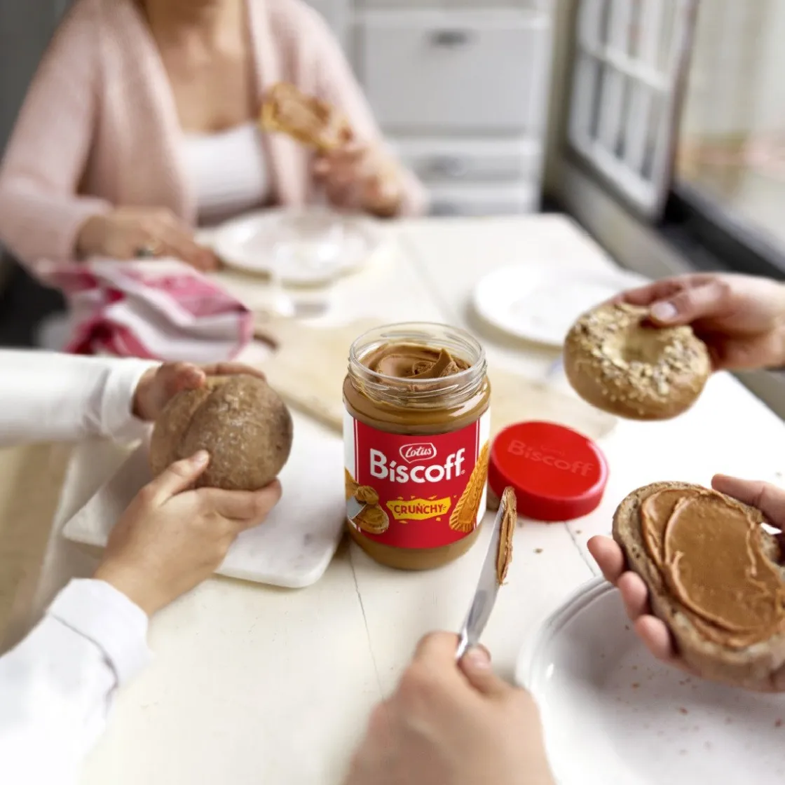 Lotus Biscoff Speculoospasta Crunchy 400gr* Chocolade Vullingen|Bonbonvullingen