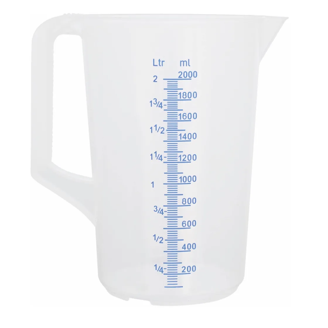 Overig Maatbeker Kunststof, 2 liter* Maatbekers En Emmers
