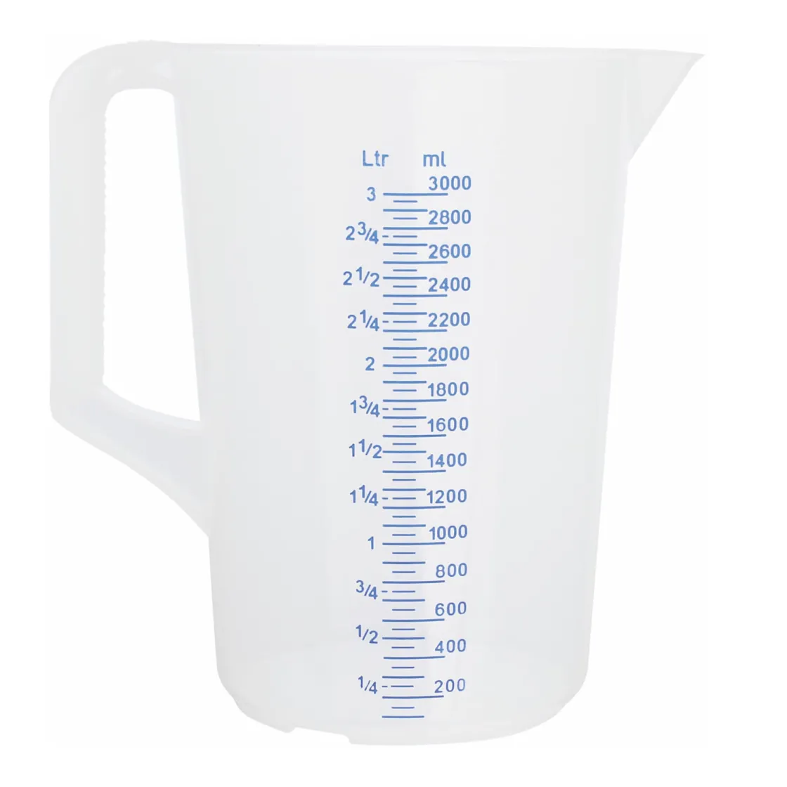 Overig Maatbeker Kunststof, 3 liter* Maatbekers En Emmers