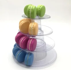 Overig Macaron standaard plastic 4 delig* Complete Standaarden