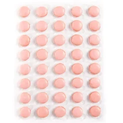 Overig Macarons Aardbei Ø3,5cm 160st.* Halffabricaten