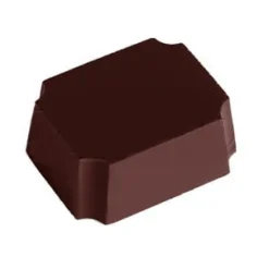 Chocolate World Magneet bonbonvorm Rechthoek 35x28x14mm (15)* Logo Bonbons|Magneet Bonbonvormen