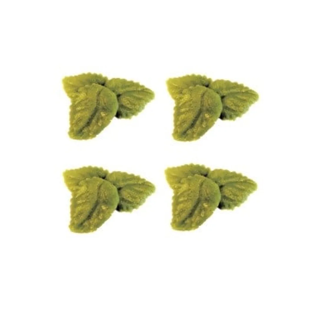 Overig Marsepein Blaadjes Groen Klein 33mm (120 st.)* Bloem Decoraties