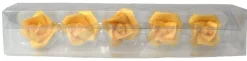 Overig Marsepein Rozen 5 Blads 40mm 5 stuks, Goud klein* Bloem Decoraties