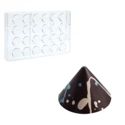 Martellato Martelatto Bonbonvorm Kegel Vorm (24x) Ø32x23mm*** Bonbonvormen