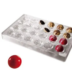 Martellato Bonbonvorm Halve Bol klein (24x) Ø30 mm* Bonbonvormen