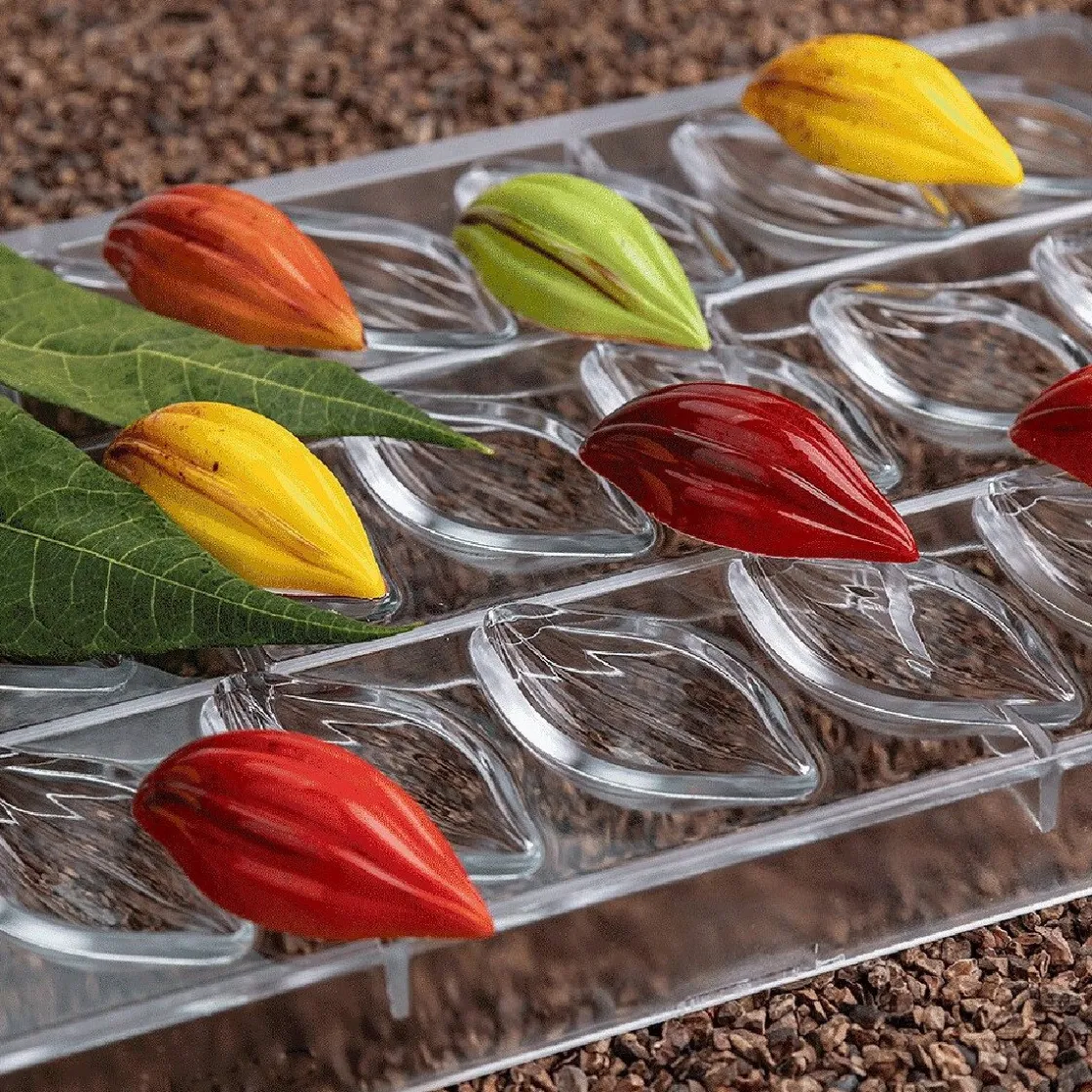 Martellato Bonbonvorm Theobroma (21x) 5,2x2,6x1,4cm* Bonbonvormen