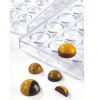 Martellato Chocolade Holvorm Halve Bol (6x) Ø60mm* Hol Vormen