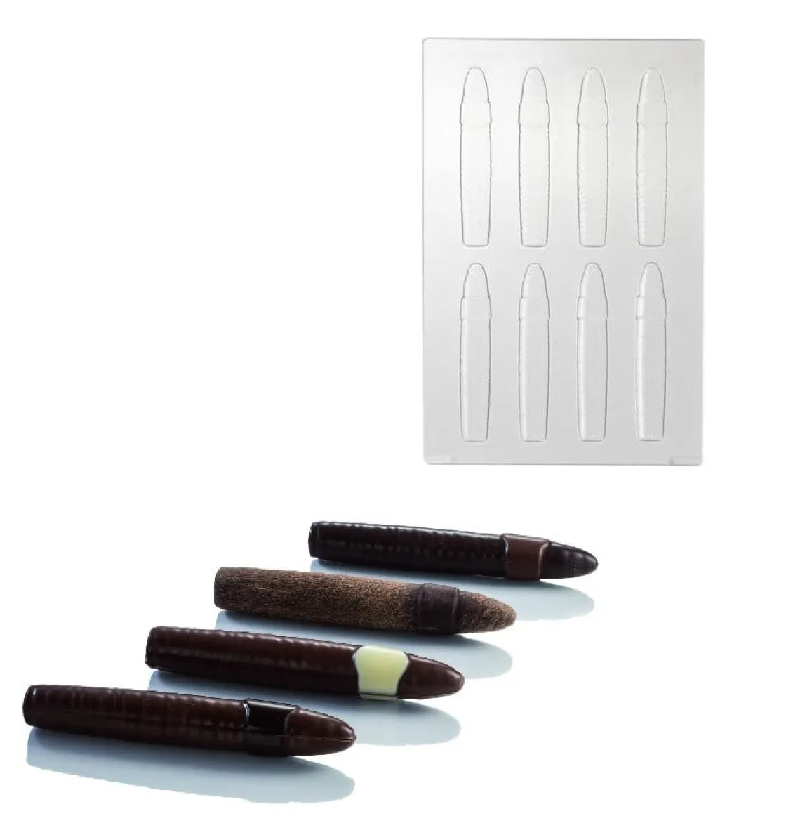 Martellato Chocolademal Sigaar (16x)* Figuur Mallen