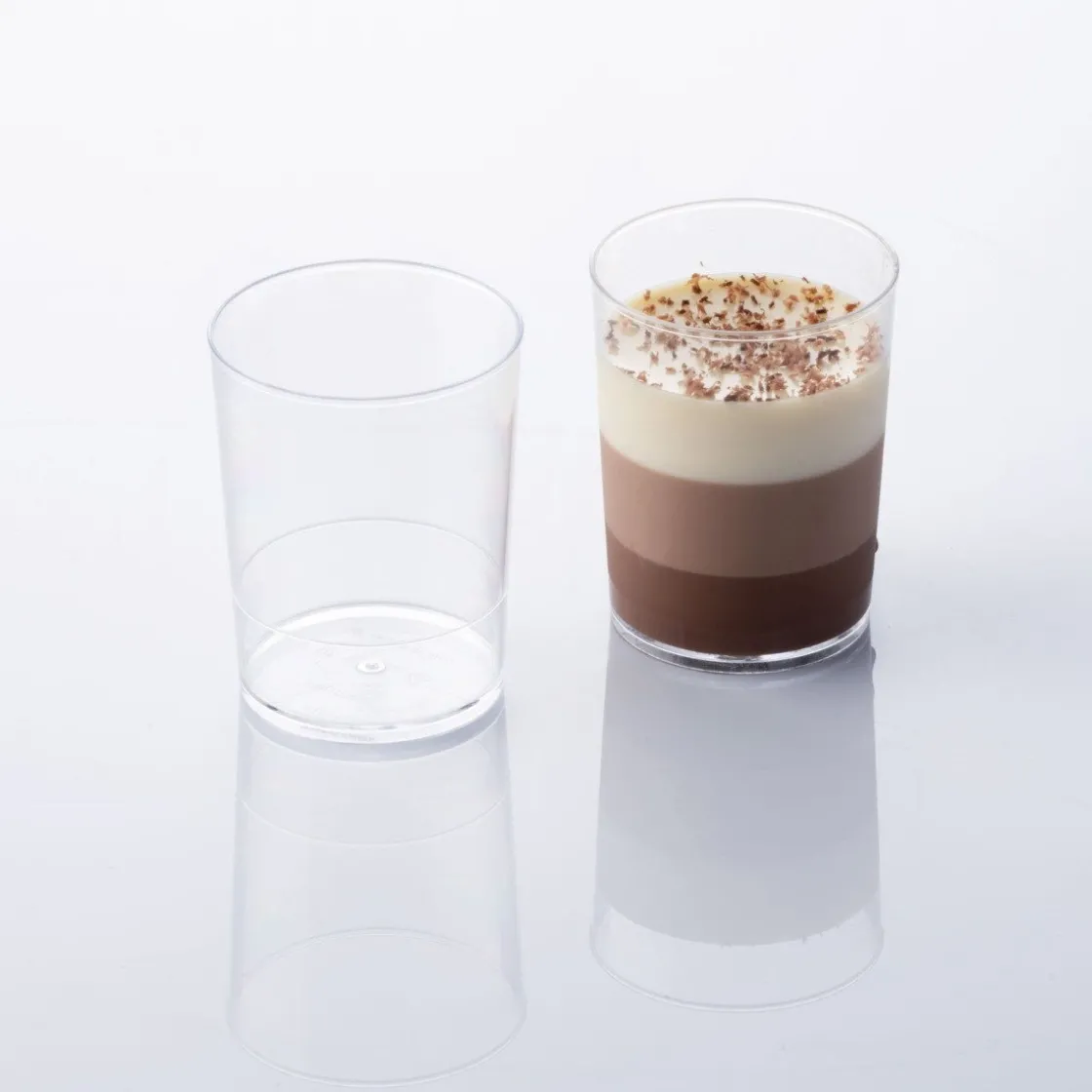 Martellato Lepelgebak cups Klassiek (120 ml) / 100 stuks* Ijs En Dessert Vormen|Banket En Dessertvormen