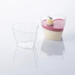 Martellato Lepelgebak cups Hart (100 ml) / 100 stuks* Ijs En Dessert Vormen|Banket En Dessertvormen
