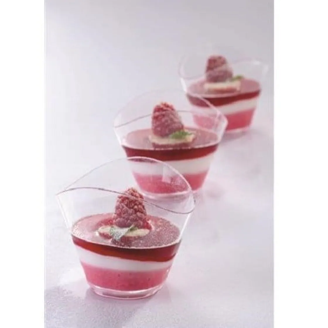 Martellato Lepelgebak cups Wave (120 ml) / 100 stuks* Ijs En Dessert Vormen|Banket En Dessertvormen