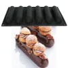 Martellato Siliconen Vorm Eclair 130x30mm (6) 29x17cm* Ijs En Dessert Vormen|Bakvormen Siliconen