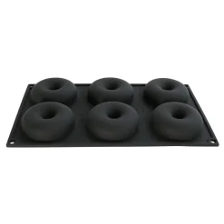 Martellato Siliconen Vorm Donut Ø75x25mm (6) 29x17cm* Ijs En Dessert Vormen|Bakvormen Siliconen