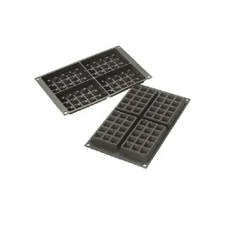 Martellato Siliconen Vorm Wafel 130x81mm (4) 29x17cm* Bakvormen Siliconen|Ijs En Dessert Vormen