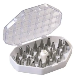 Martellato Spuitjesset Sier 26 delig RVS* Spuitmondjes