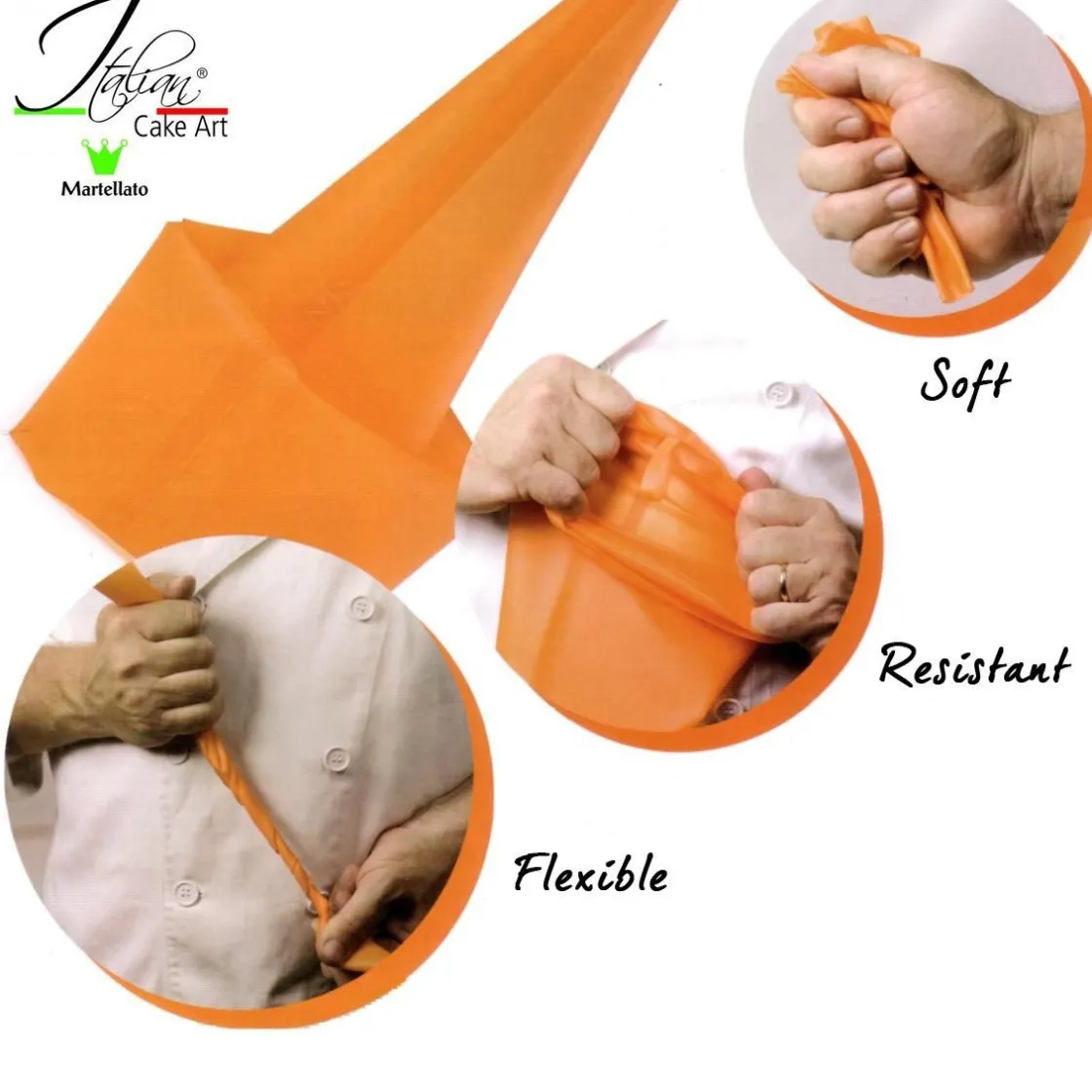 Martellato SuperFlex Spuitzak (herbruikbaar) 45cm* Spuitzakken