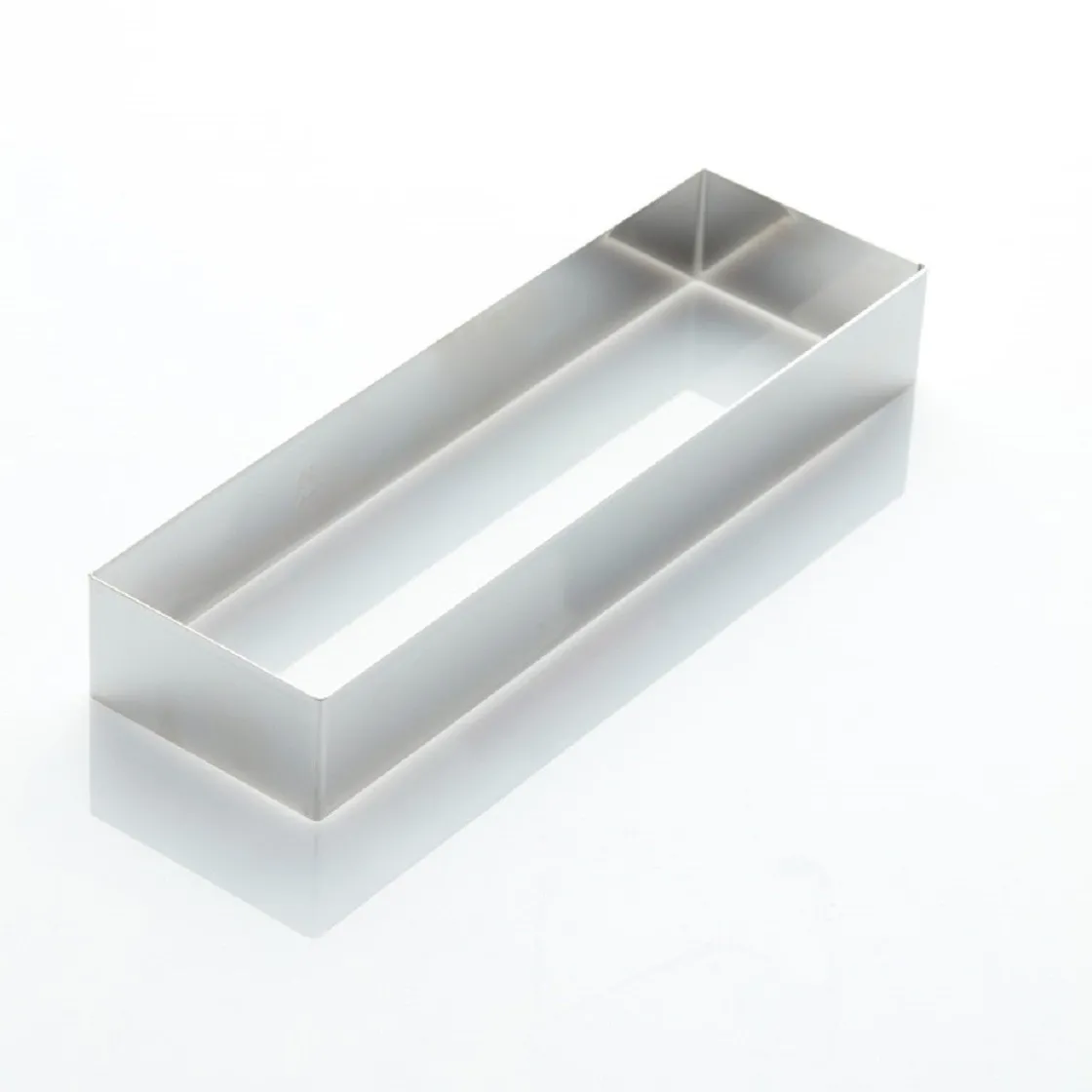 Martellato Taartring RVS Rechthoek 62x252x40mm* Dessertringen|Rechthoekige Bakvormen