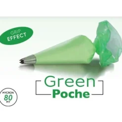 Martellato Wegwerp Spuitzak 30cm Groen 100 stuks* Spuitzakken