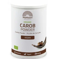 Mattisson Carobe Poeder Biologisch 400g* Cacaoproducten