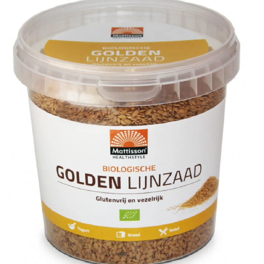 Mattisson Golden Lijnzaad Biologisch 500g* Zaden, Granen, Noten En Vruchten