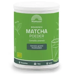 Mattisson Matcha Poeder Biologisch 125g* Smaakstoffen