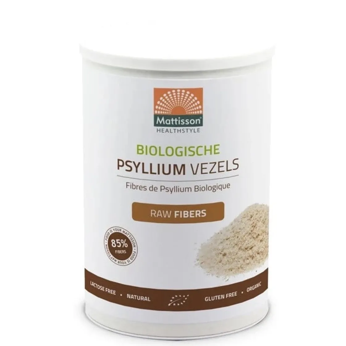 Mattisson Psylliumvezels Biologisch 250 gram* Hulpstoffen