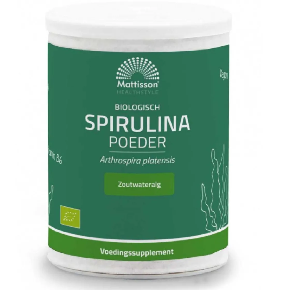 Mattisson Spirulina Poeder Biologisch 125g* Smaakstoffen