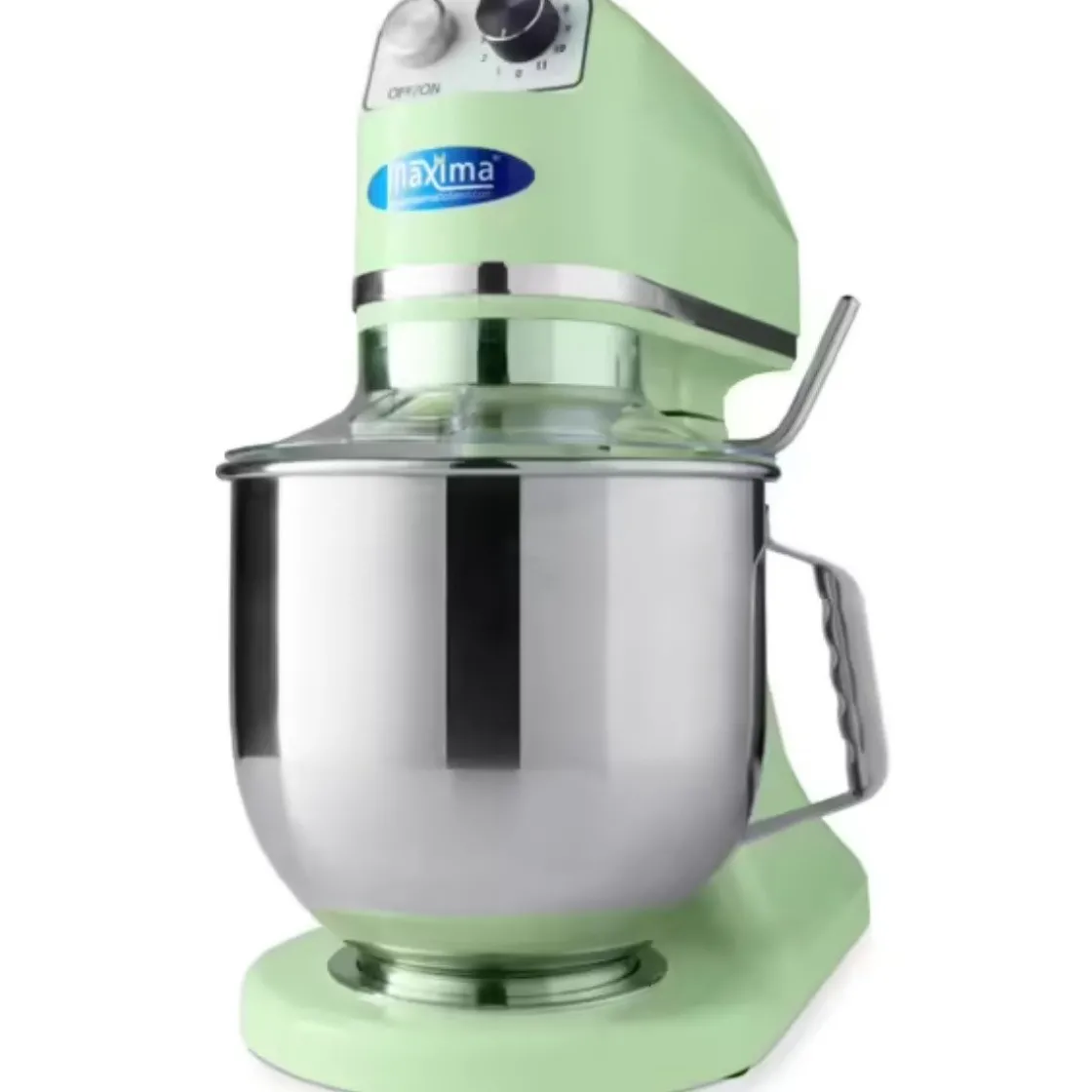 Maxima Planeetmenger MPM 7L Pastel Groen Professioneel* Mixers En Blenders