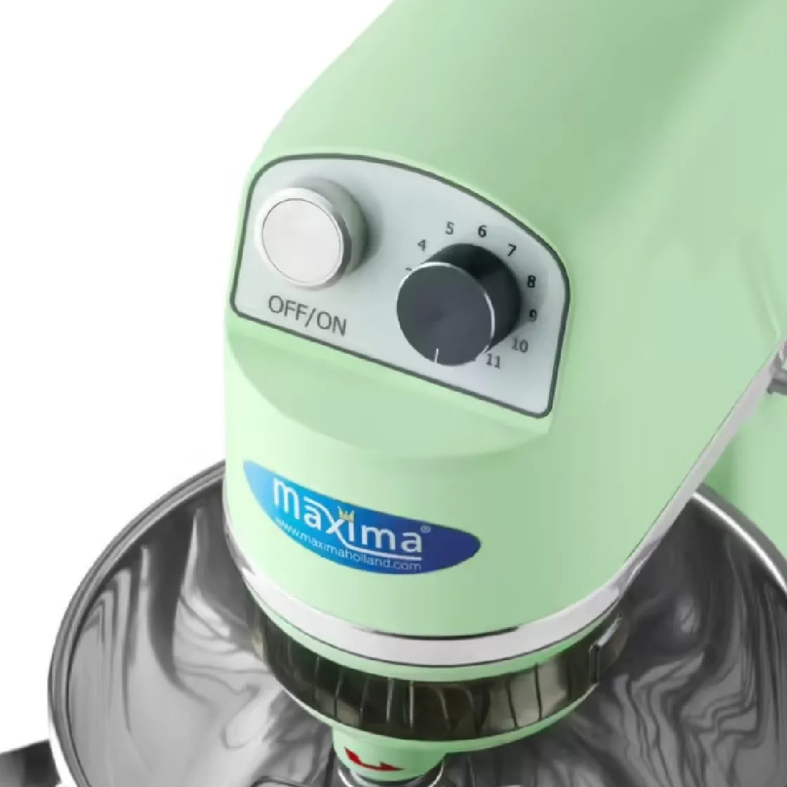 Maxima Planeetmenger MPM 7L Pastel Groen Professioneel* Mixers En Blenders