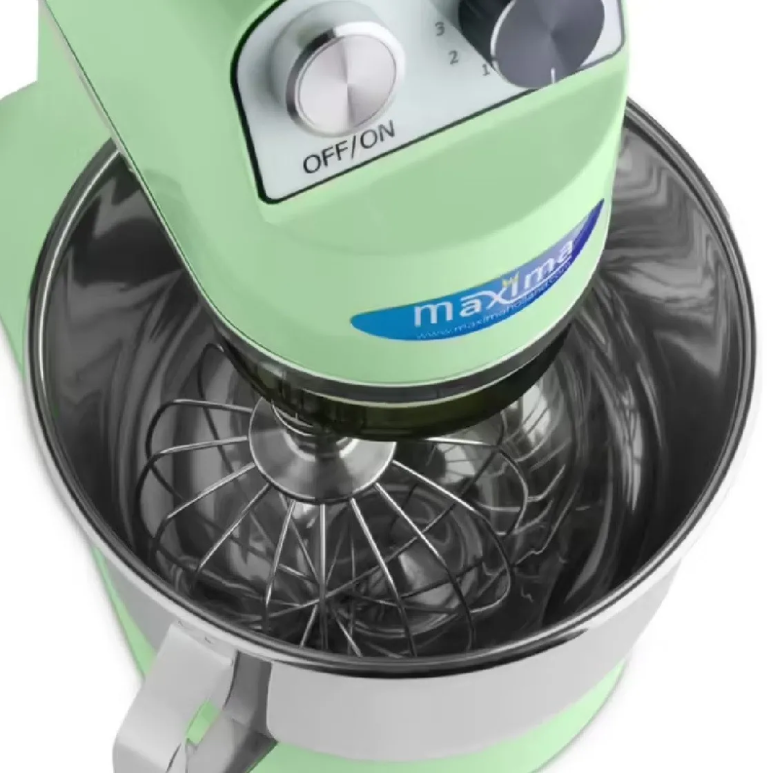 Maxima Planeetmenger MPM 7L Pastel Groen Professioneel* Mixers En Blenders