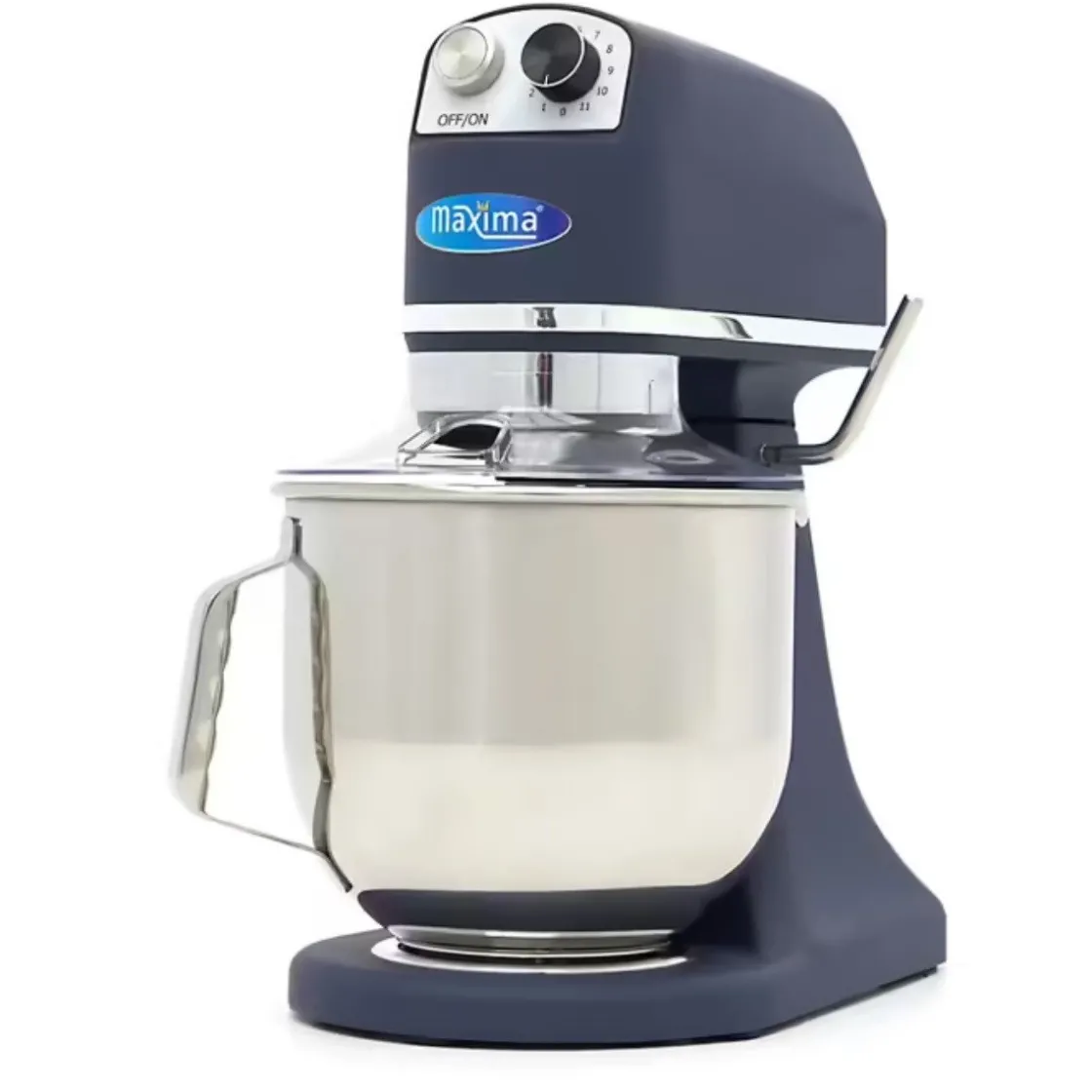 Maxima Planeetmenger MPM 7L Staalblauw Mat Professioneel* Mixers En Blenders