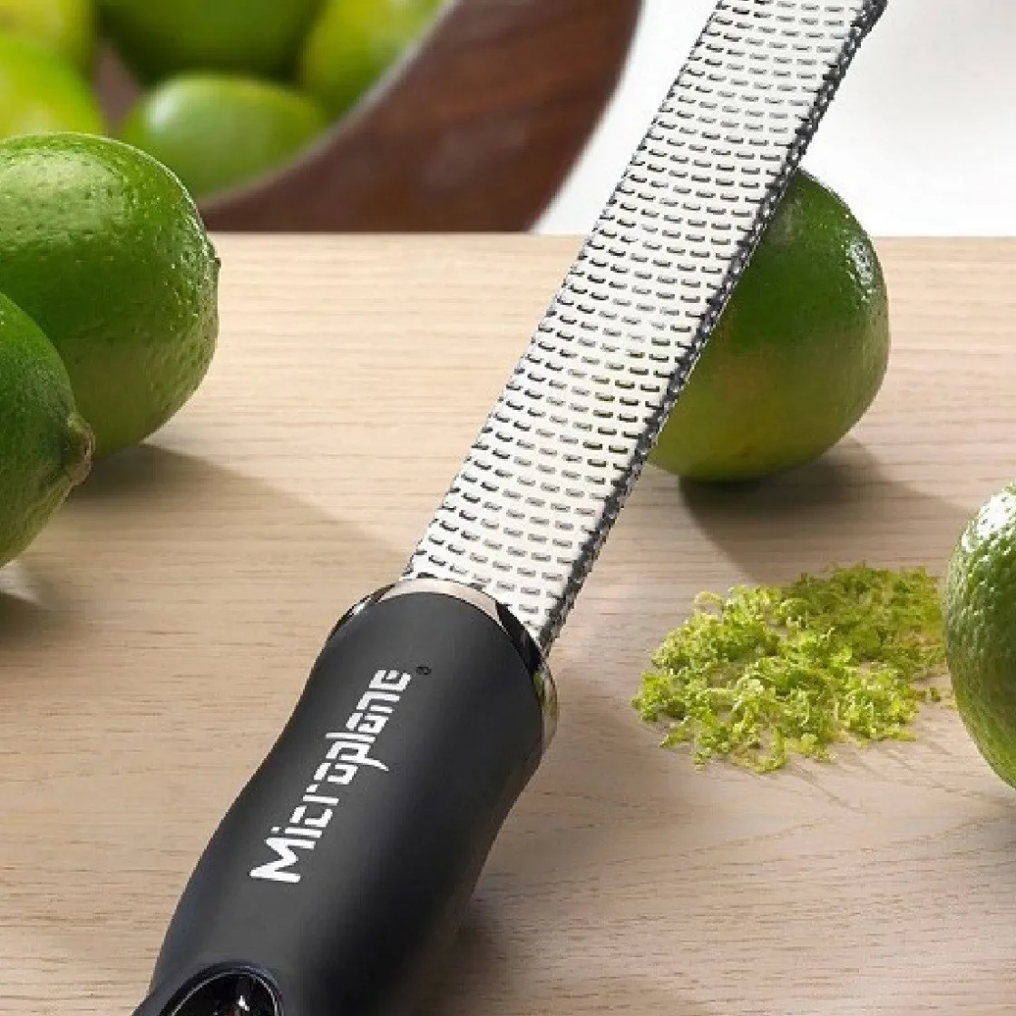 Microplane Rasp Zester Zwart* Schillen En Raspen