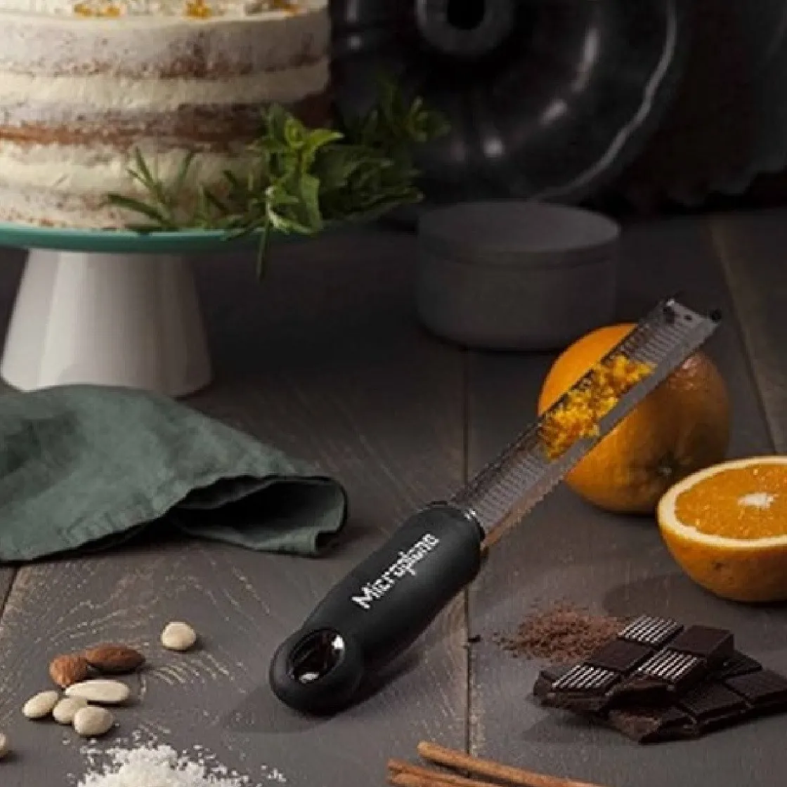 Microplane Rasp Zester Zwart* Schillen En Raspen