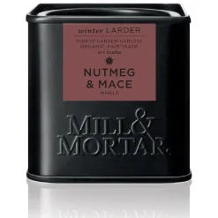 Mill & Mortar Nootmuskaat en Foelie (Heel) Biologisch 45g* Kruiden En Specerijen