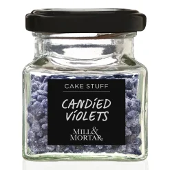 Mill & Mortar Strooisel Viooltjes Gekonfijt 40gr* Eetbare Strooisels