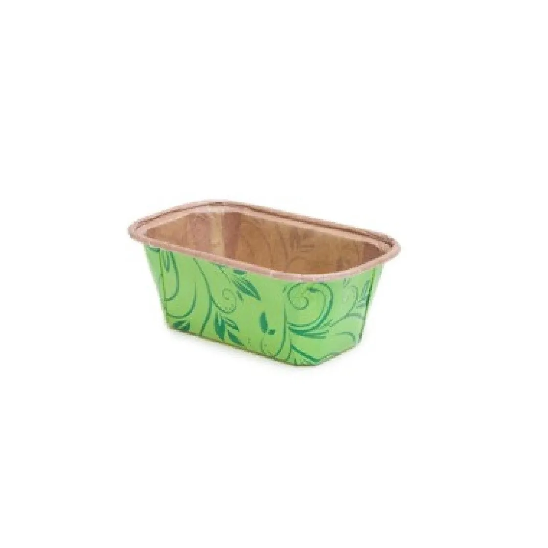 Overig Mini Cakevorm Karton 8x4x4cm Groen (per stuk)* Bakvormen Papier