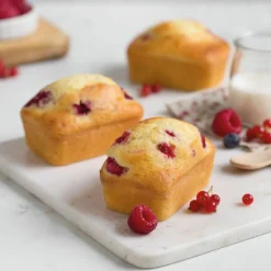 Decora Mini Plumcake Bakvorm 9,5x6,3cm 8st.* Rechthoekige Bakvormen