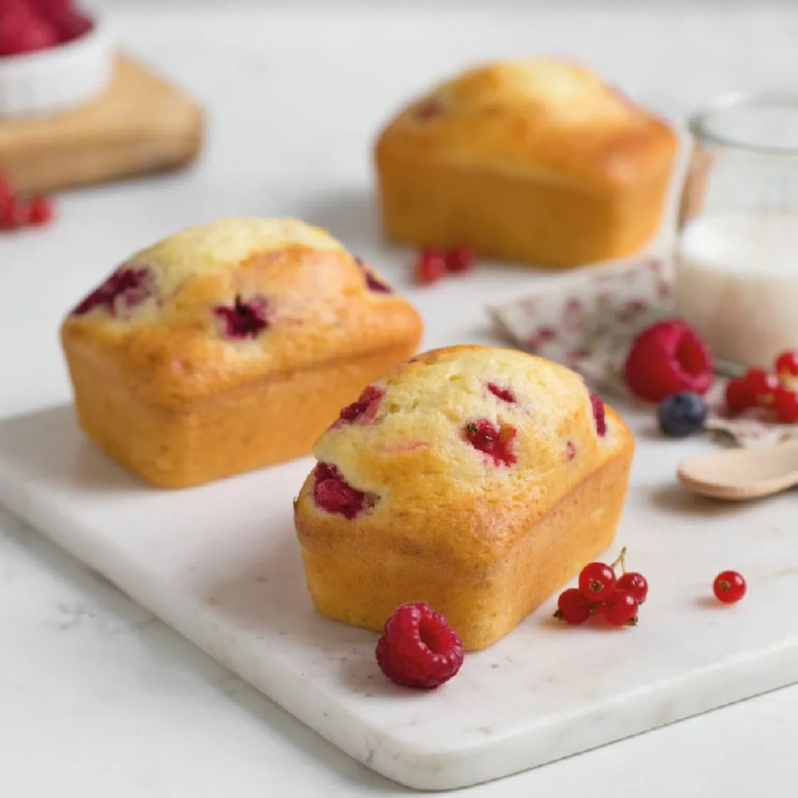 Decora Mini Plumcake Bakvorm 9,5x6,3cm 8st.* Rechthoekige Bakvormen