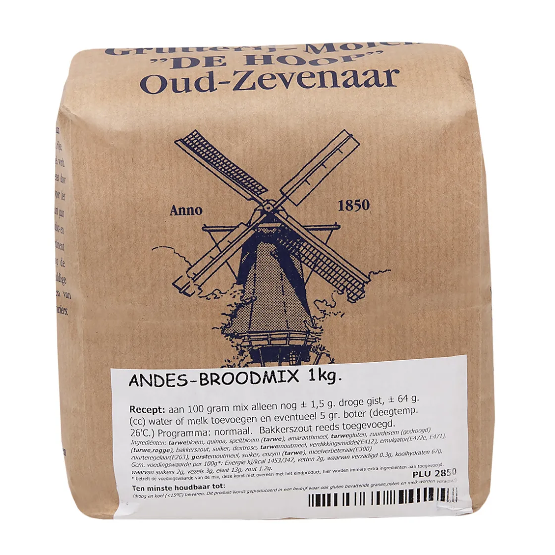 Molen de Hoop Andes Broodmix 1kg* Broodmixen|Bekijk Alle Mixen