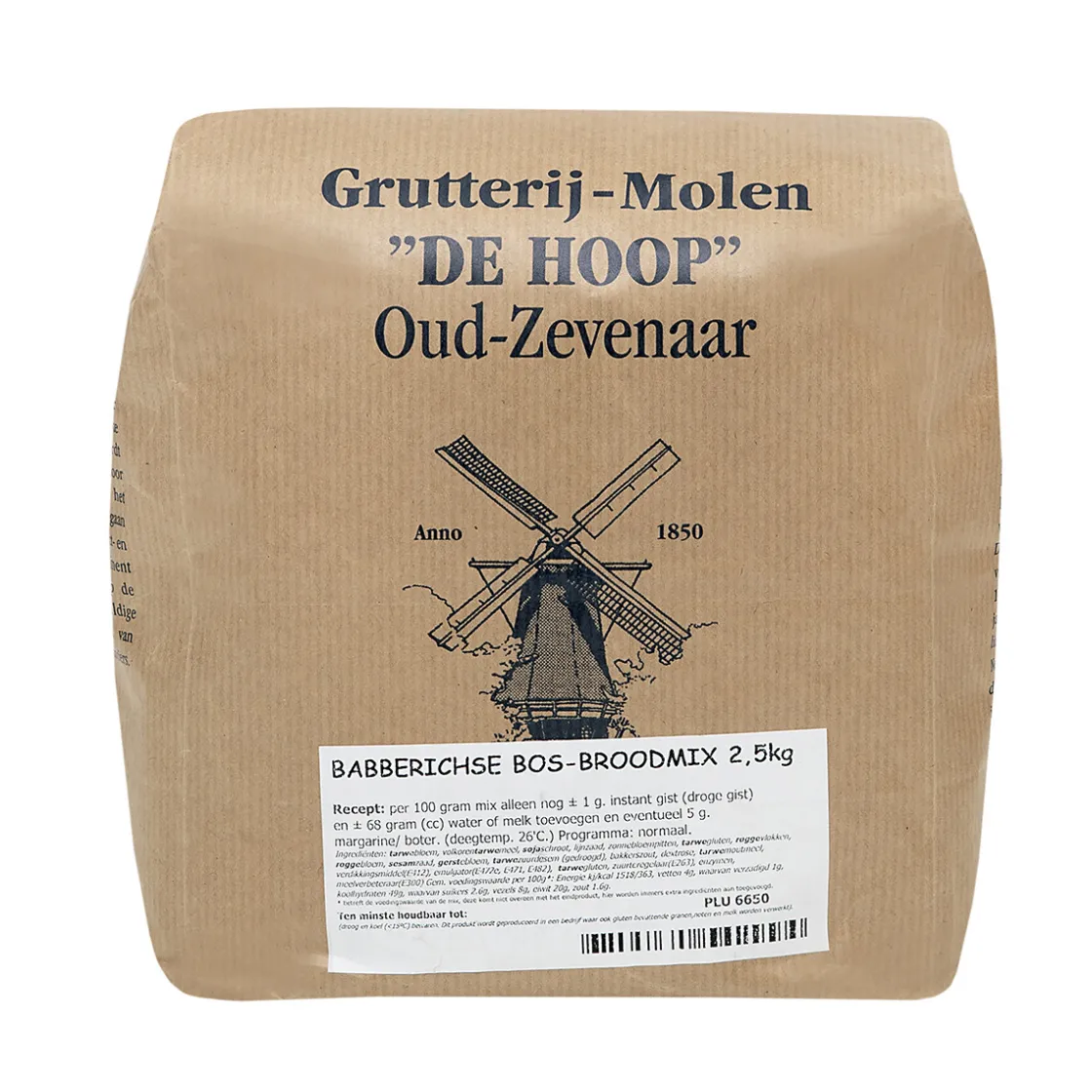 Molen de Hoop Babberichse Bos Broodmix 2,5kg* Broodmixen|Bekijk Alle Mixen