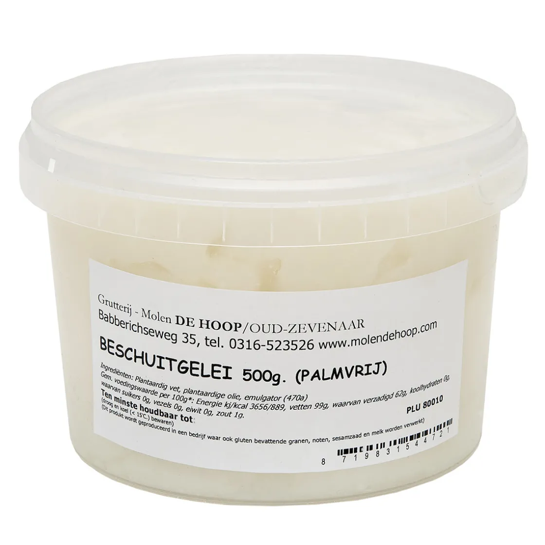 Molen de Hoop Beschuitgelei 400gr* Oliën En Vetten|Hulpstoffen