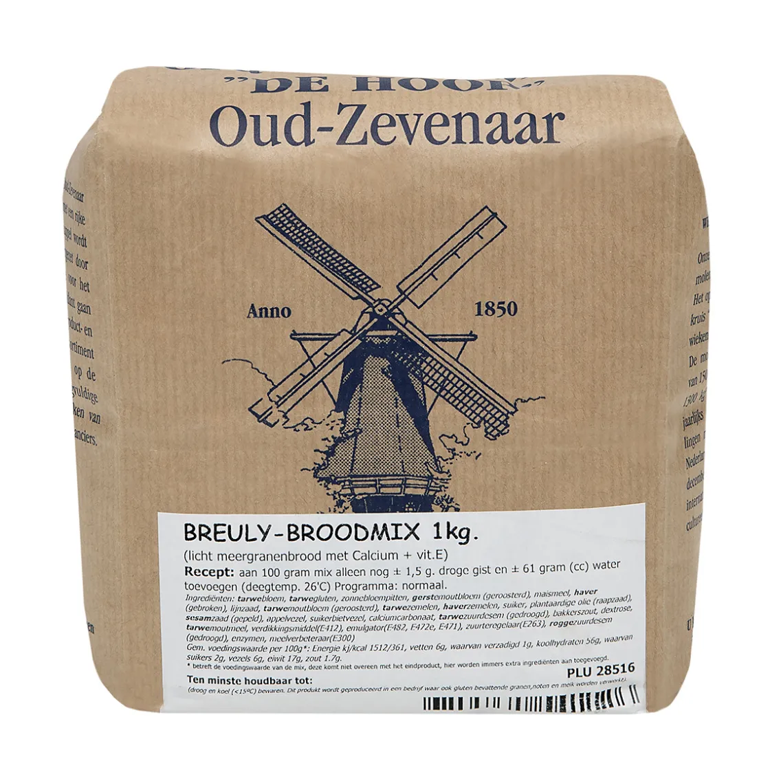 Molen de Hoop Breuly Broodmix 1kg* Broodmixen|Bekijk Alle Mixen